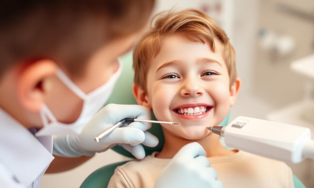 When should children first visit the dentist?